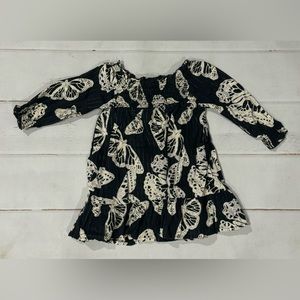 Baby gap navy blue butterfly dress size 18 to 24 months